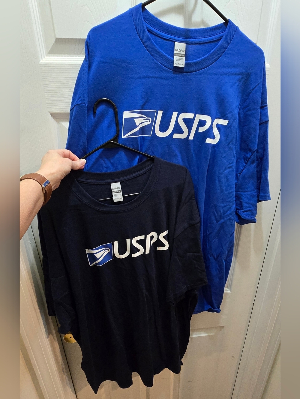 Gildan Logo Tee in 2XL Royal Blue OR 3XL Navy, Price Is For 1 Shirt